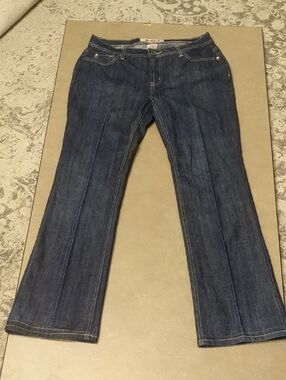 Vtg Y2K Faded Glory Dark Stone Stretch Bootcut Jeans - Sz 8 Average